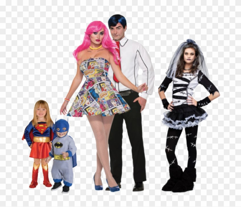 Halloween Costume Png Transparent File - Comic Girl Pop Art Costume Clipart #4903471