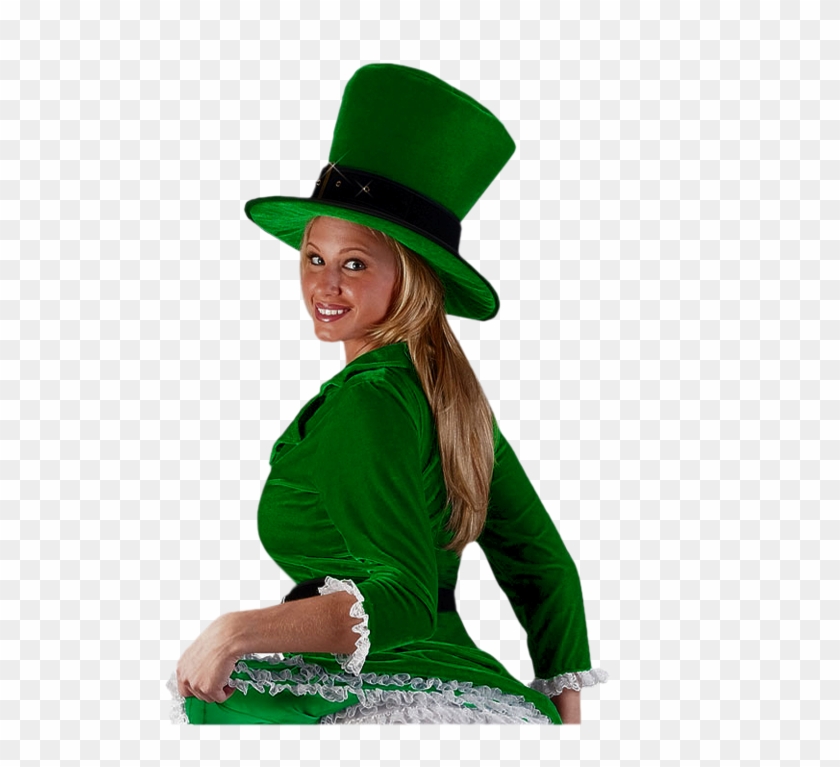 St Patrick's Day Lady Png Clipart