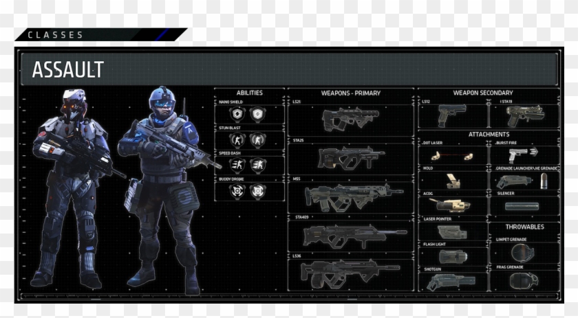 Assault Players Can Usually Be Found At The Forefront - Killzone Shadow Fall Multiplayer Clipart