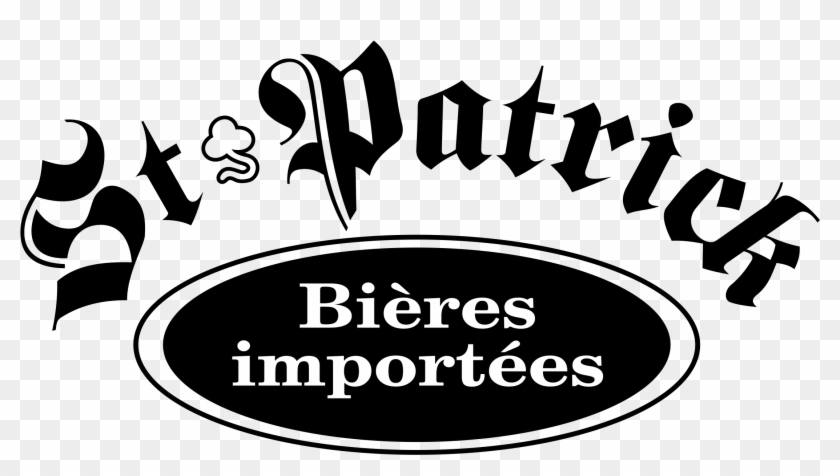 St Patrick Bieres Logo Png Transparent - Calligraphy Clipart