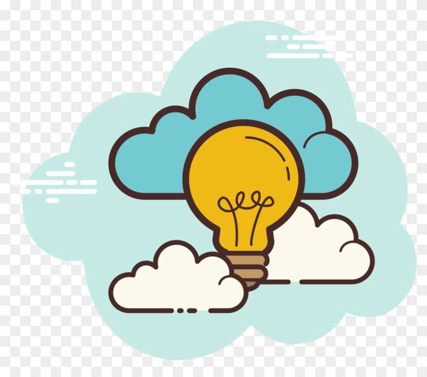 Cloud Idea Icon - Promotion Budget Icon Clipart