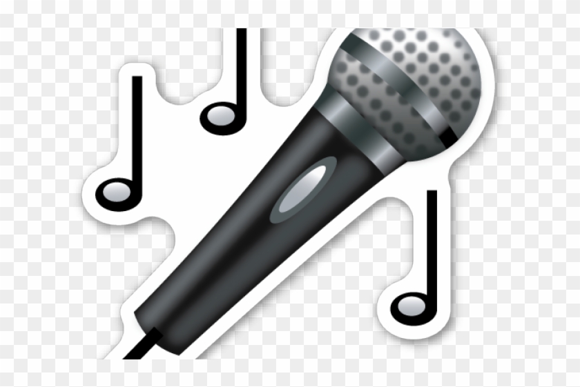 Microphone Clipart Emoji - Microphone Emoji Png Transparent Png (#4904559)  - PikPng