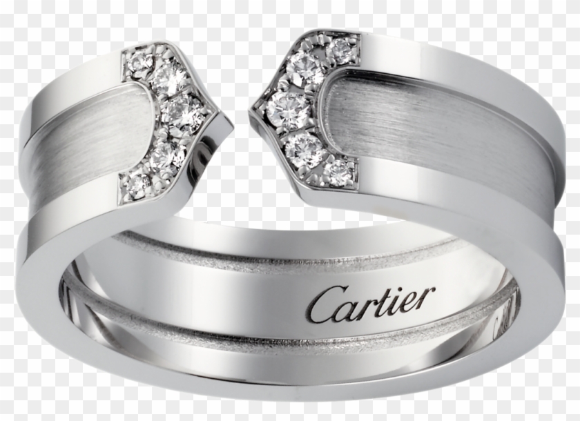 Cartier Logo Png - C De Cartier Diamond Ring Clipart #4904768