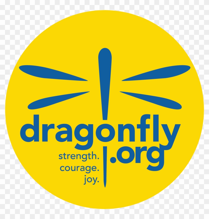 Dragonfly Org Circle Logo Yellow@4x - Circle Clipart