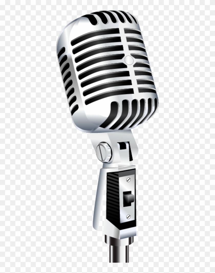 Microfone Locutor Png - Talk Show Microphone Png Clipart #4904994
