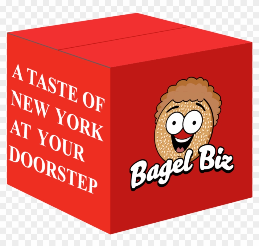 Bagel Biz Iconic Red Box - Cartoon Clipart #4905315