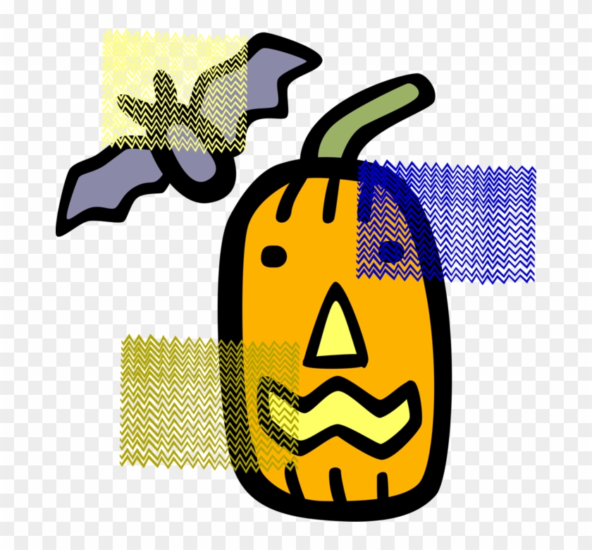Vector Illustration Of Halloween Trick Or Treat Jack Clipart #4905377