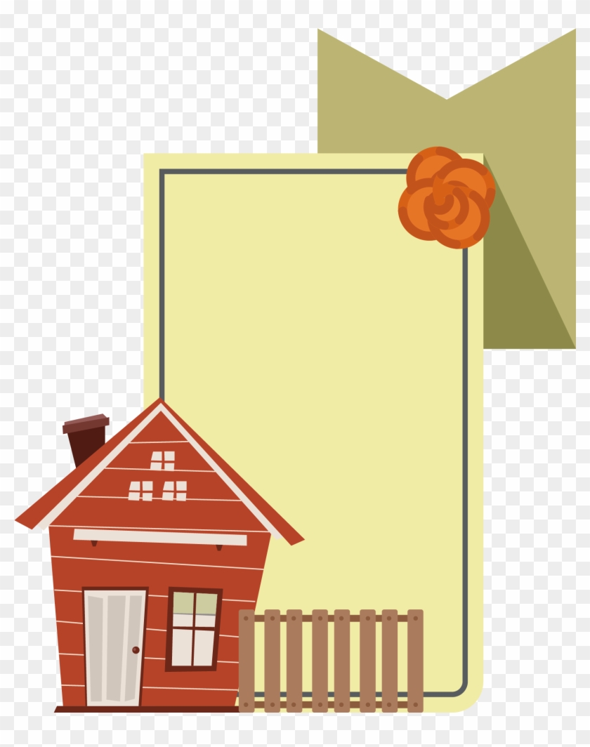 Hand Drawn Plant Background Leaves Advertisement Png - House Clipart