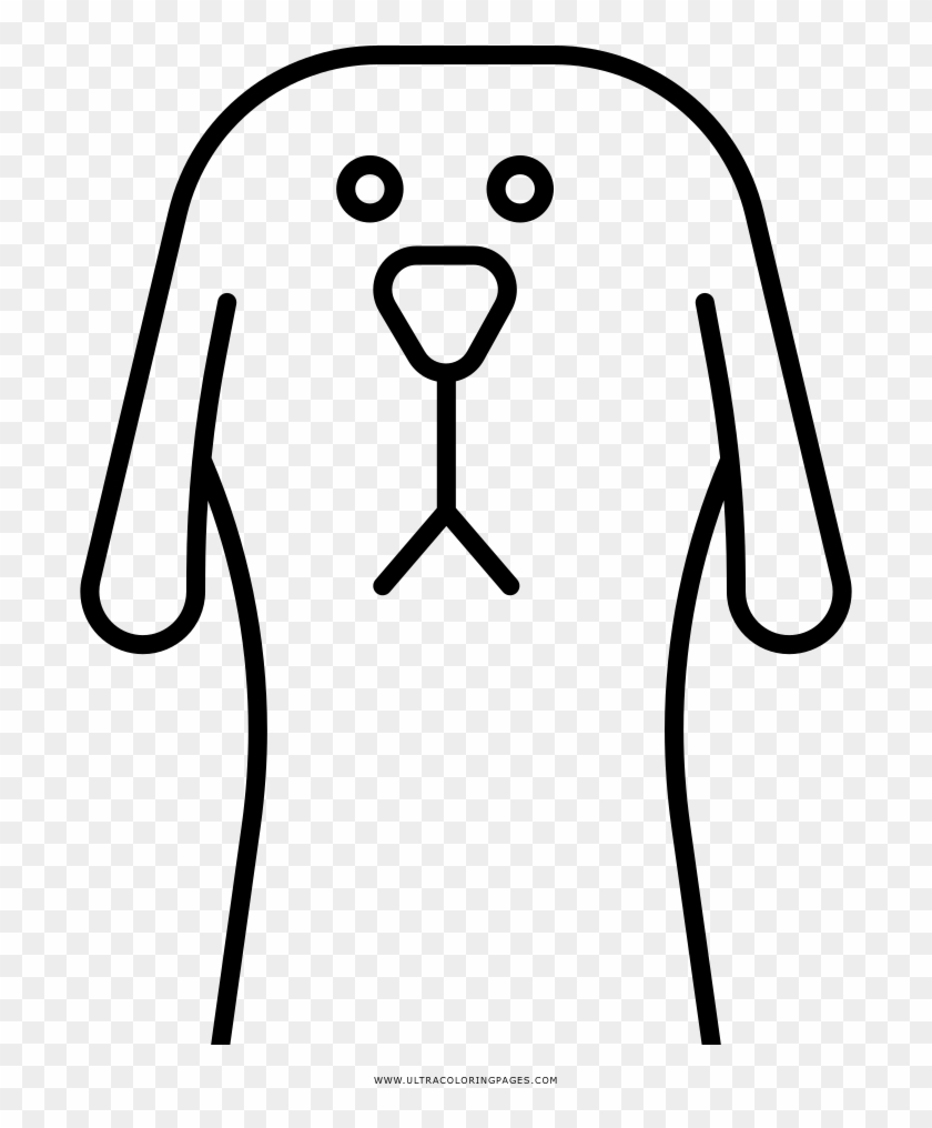 Dibujo De Cara De Perro Para Colorear Clipart