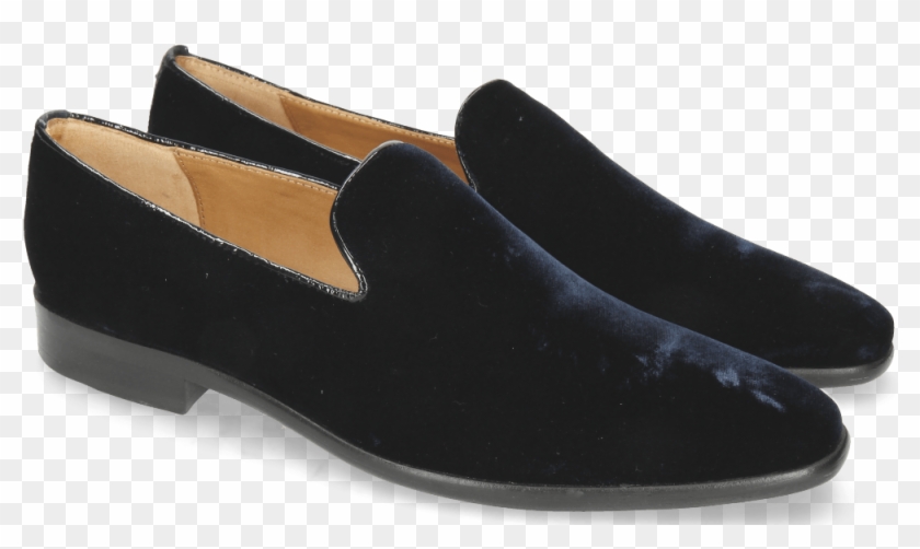 Loafers Emma 9 Velluto Midnight - Slip-on Shoe Clipart