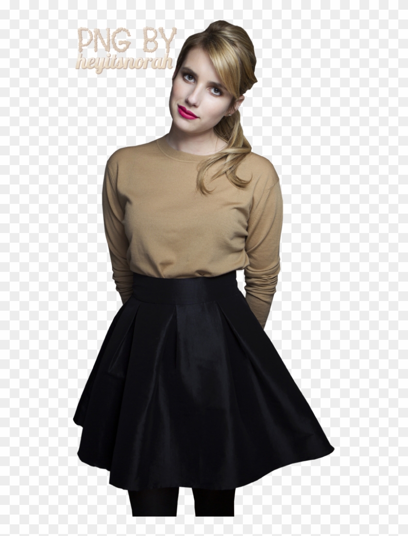 Emma Roberts Png Image Background - Miniskirt Clipart