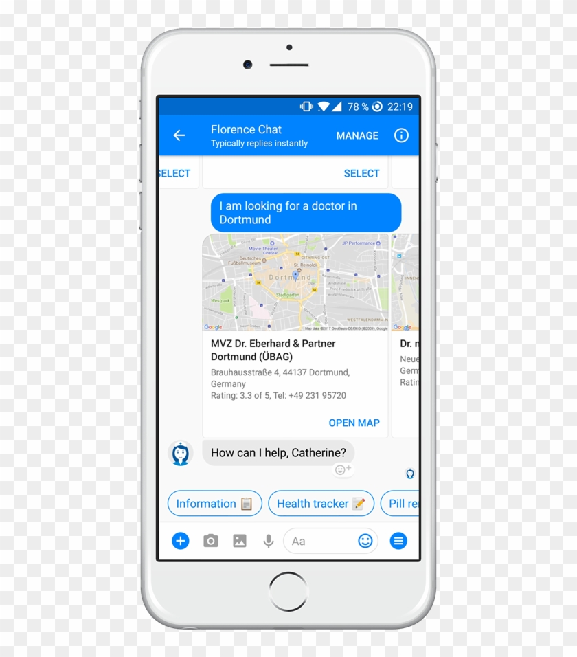Nextgen Framework - Florence Chatbot Clipart