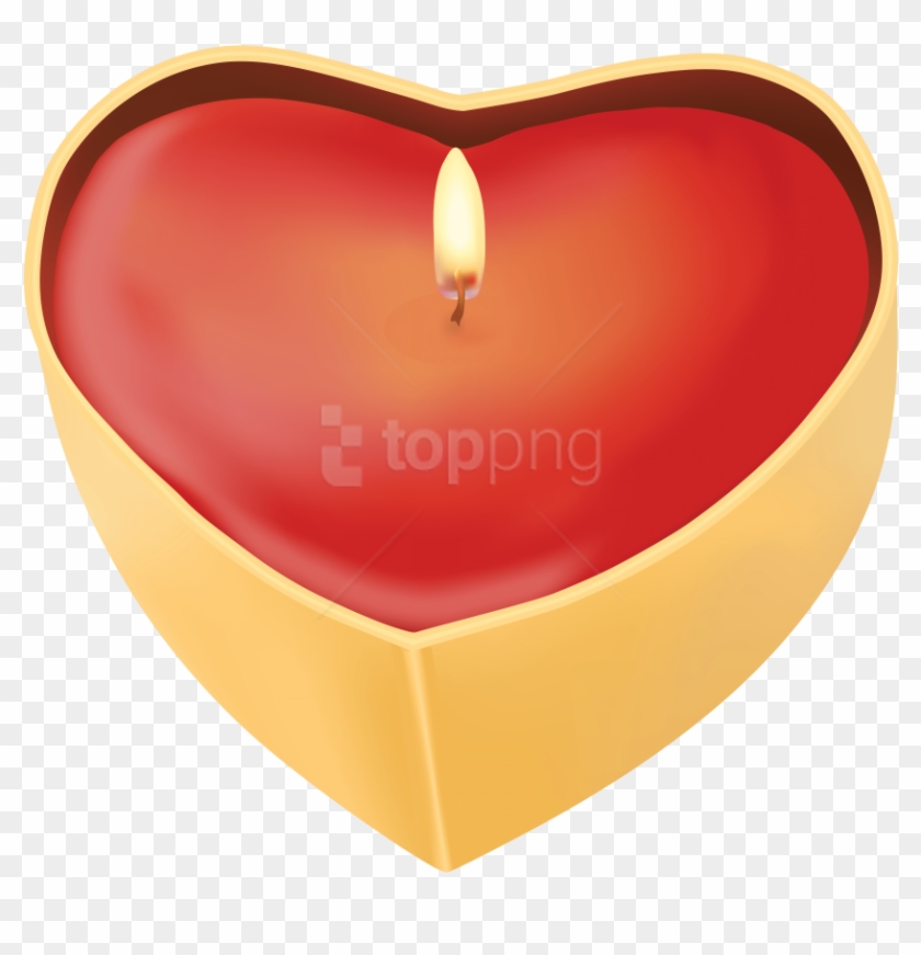 Free Png Download Heart Candle Clipart Png Photo Png - سكرابز فواصل فنيه للتصميم Transparent Png #4906597