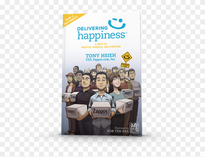 Delivering Happiness Comic - Delivering Happiness Comics Clipart #4906800