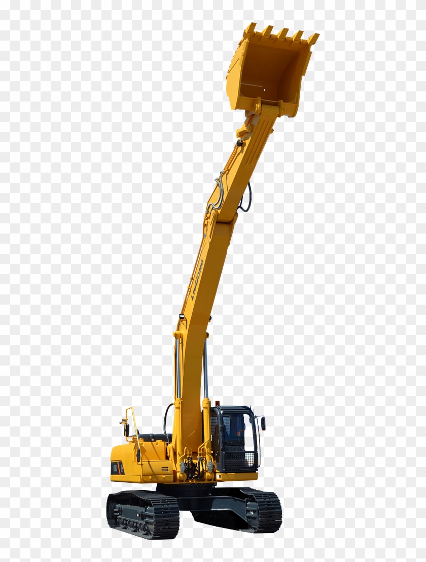 Gambar excavator kartun