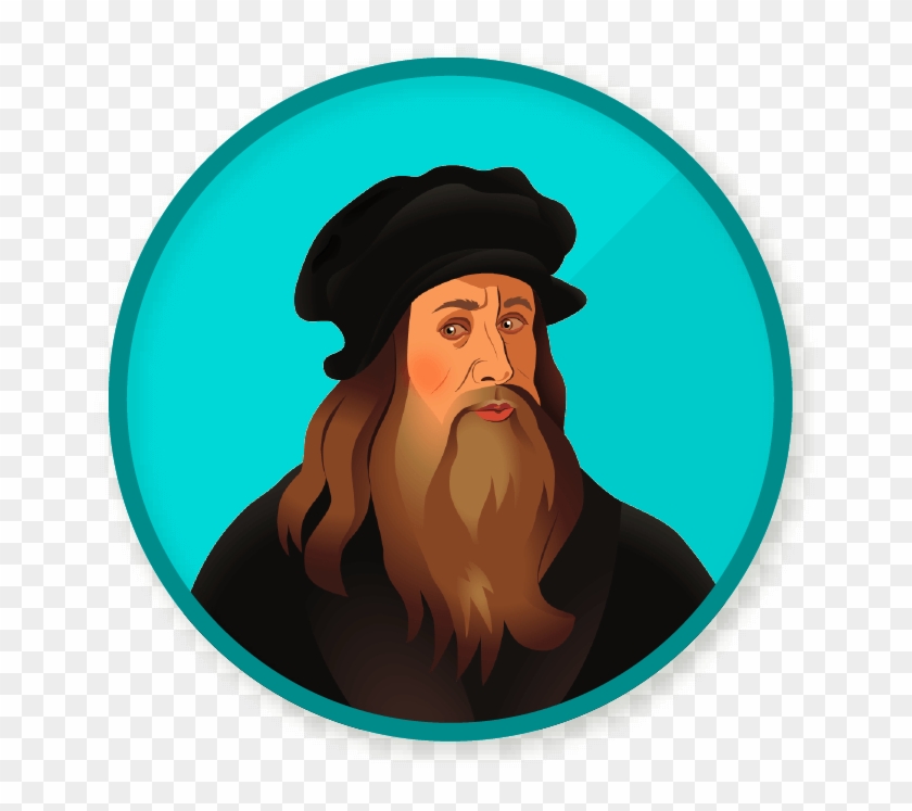 Leonardo Da Vinci Clipart - Leonardo Da Vinci Clipart Transparent - Png Download #4906975