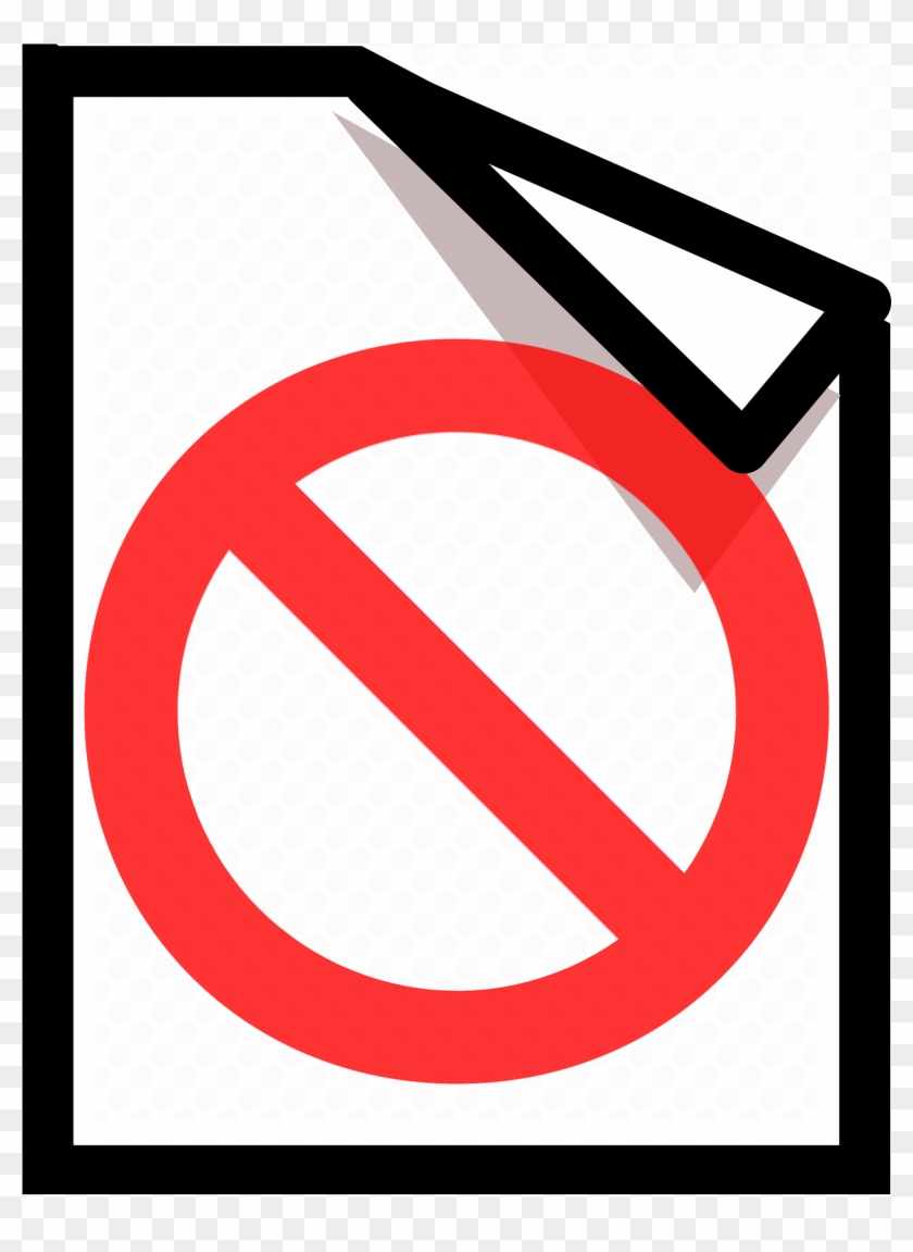 This Free Icons Png Design Of Not Documented 2 - Clip Art Document Transparent Png