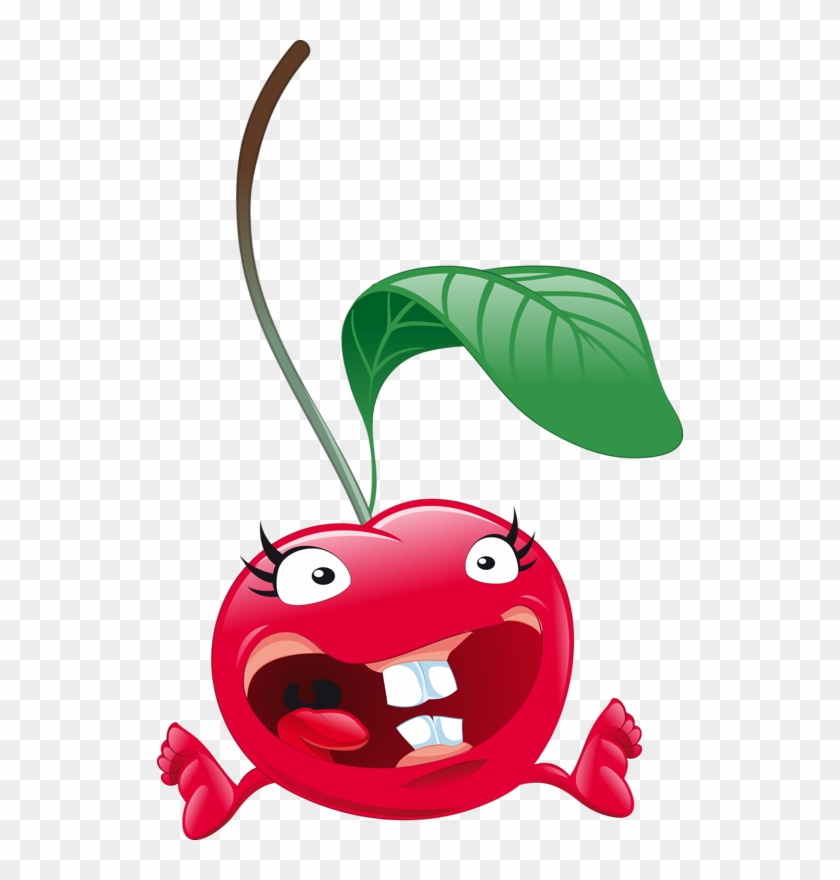 Kirsche Smileys, Food Clipart, Funny Vegetables, Fruits - Funny Cherry Clipart - Png Download