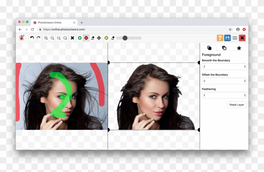 Highlight The Hair - Photoshop Hair Cutting Clipart