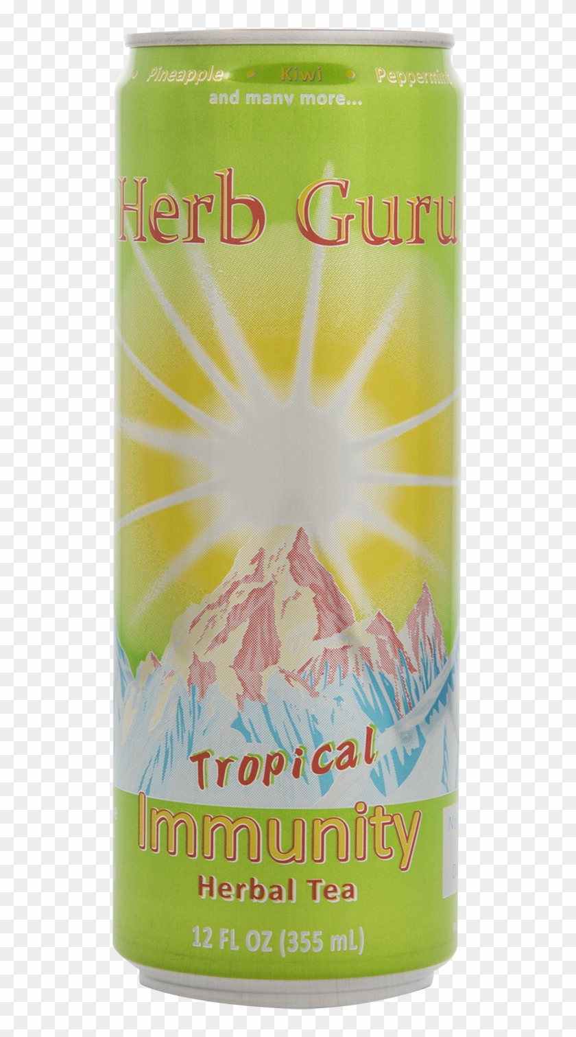 Tropical Immunity Herbal Tea - Caffeinated Drink Clipart #4909477