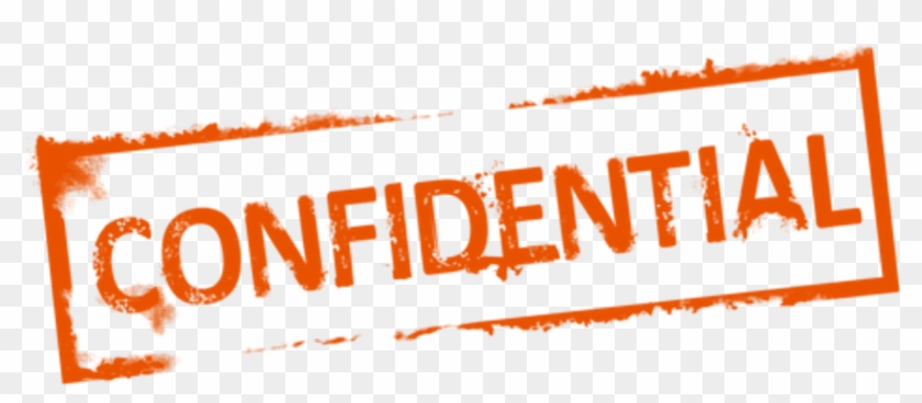 Transparent Background Confidential Stamp Png Clipart