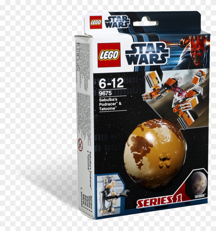 9675 Sebulba's Podracer & Tatooine , Png Download - Tiny Lego Death Star Clipart #4911537