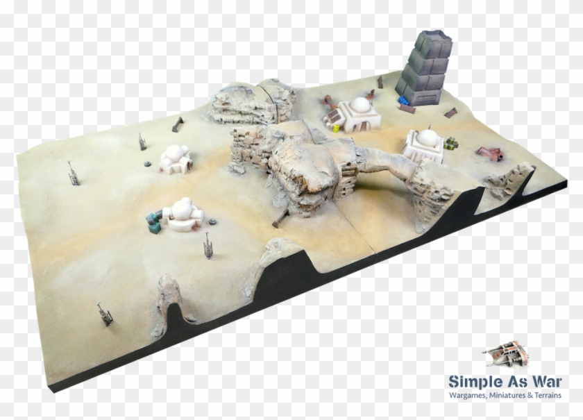 Tatooine Board Star Wars Legion 4 - Scale Model Clipart #4911744