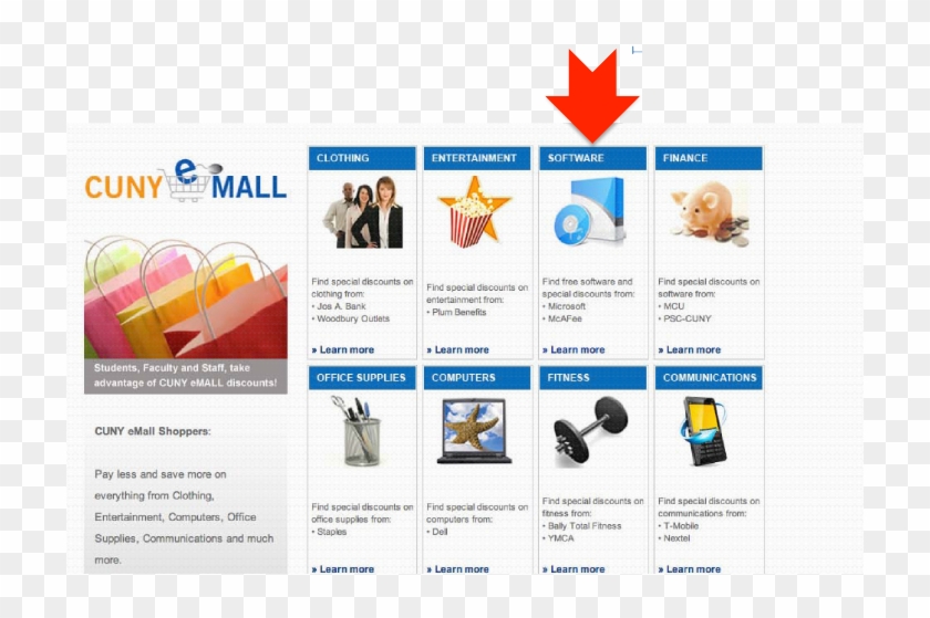 Cuny Emall Menu Graphics - Cuny Emall Clipart #4911860