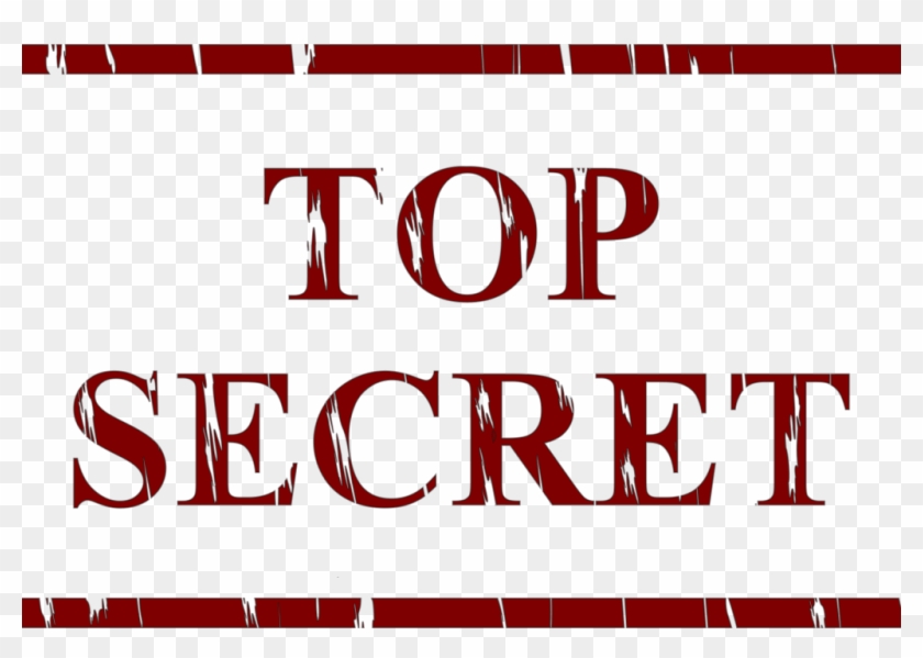 Secret Clipart Confidential Document - Top Secret Folder - Png Download #4912121