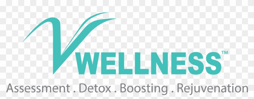 V Wellness Logo - Graphic Design Clipart