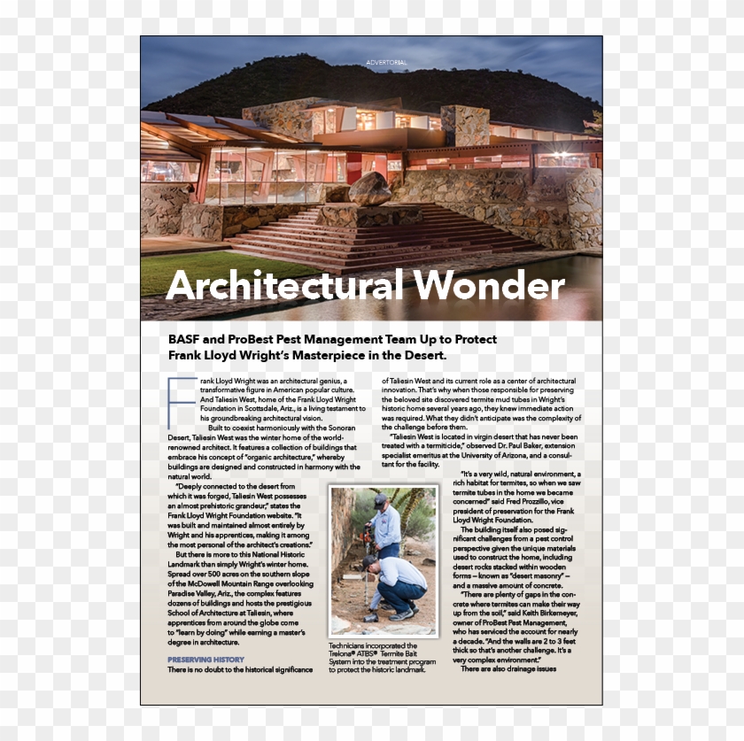 Architectural Wonder, Sponsored By Basf - Newspaper Clipart