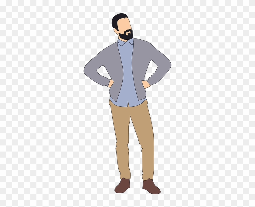 Dance Standing Thinking Wondering Hips Attractive - Man Standing Wondering Clipart #4912594