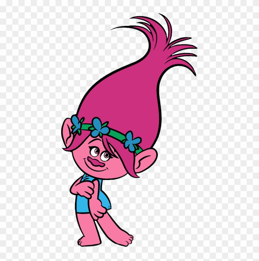 Poppy From Trolls Clipart - Png Download
