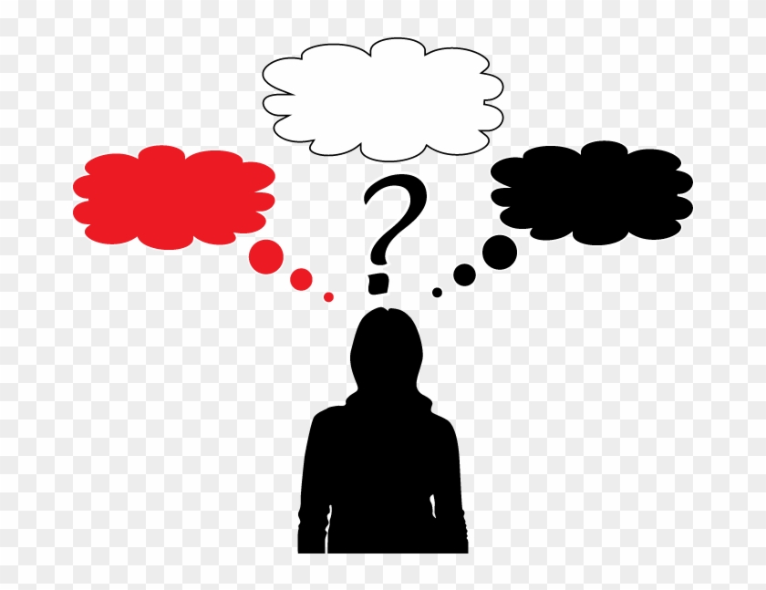 Woman-wondering - - Illustration Clipart