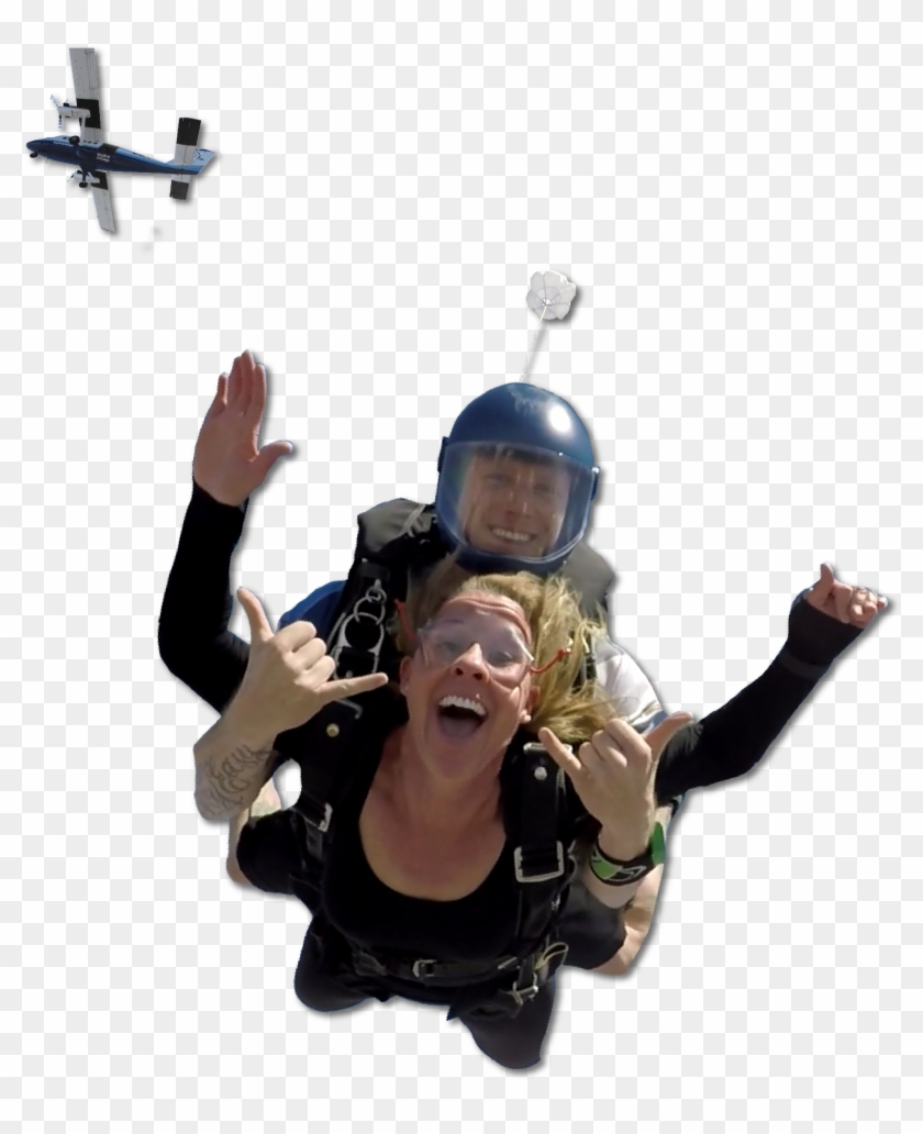 Empowerment Of Mom - Tandem Skydiving Clipart #4913476