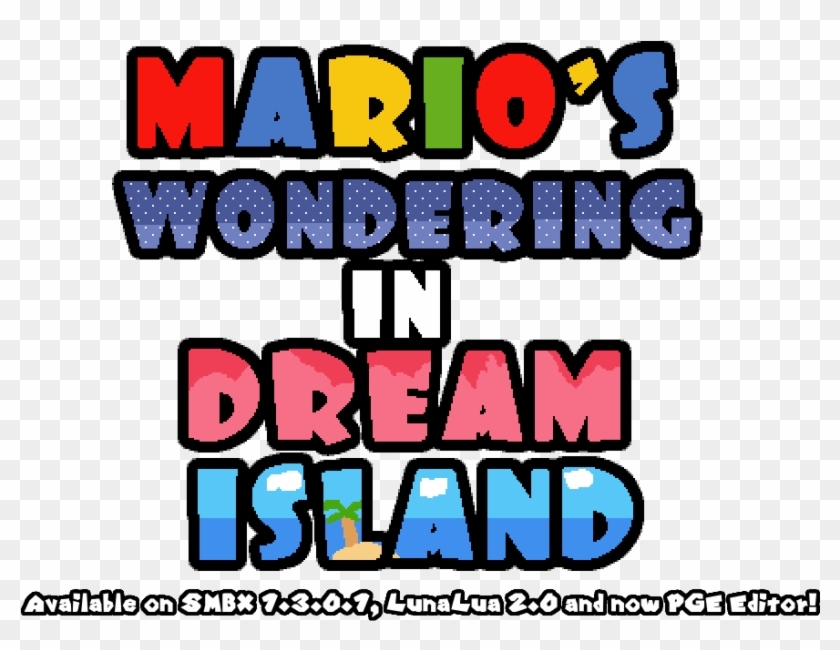Mario's Wondering At Dream Island Clipart