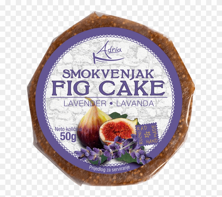 Adria Fig Cake With Lavender 50g - Adria Clipart