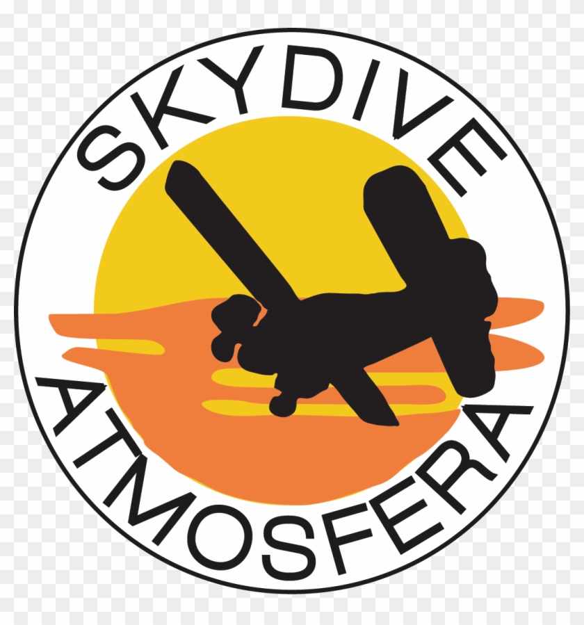 Logo Skydive Atmosfera Clipart #4914301