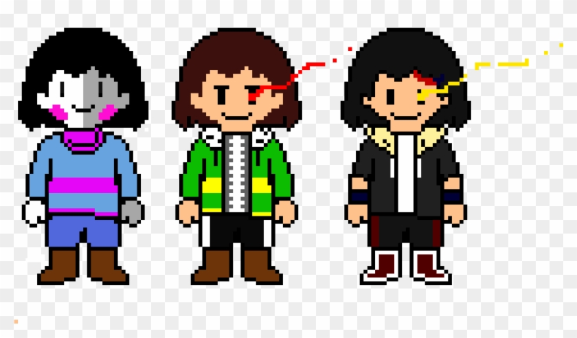 Storyshift Chara Sprite) - Storyshift Chara Pixel Art Clipart #4914433