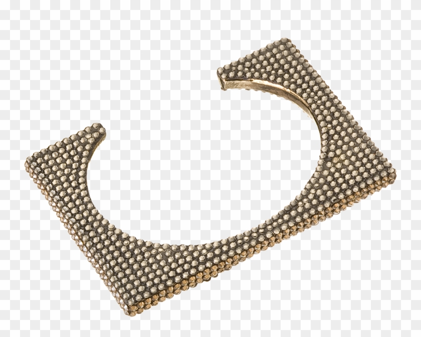 Bracelets/swarovski Crystal Pavé Square Bangle - Crescent Clipart