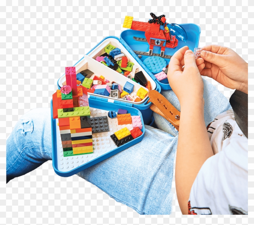 This Super Cute Box Comes With A Brick Sorting Tray - Teebee Box Clipart #4915323