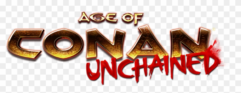 Ageofconan Unchained Logo 2013 03 21 - Age Of Conan Clipart #4915686