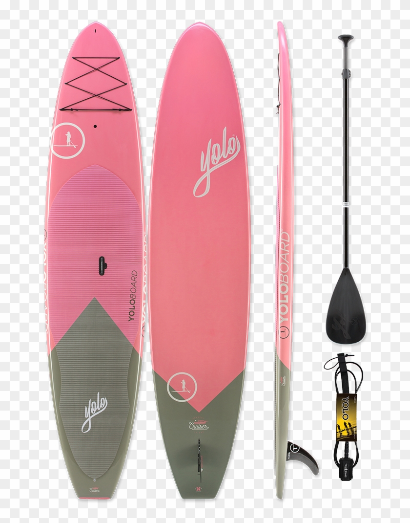Yolo 12' Coastal Cruiser Stand Up Paddleboard - Standup Paddleboarding Clipart #4915977