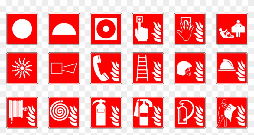 They Need To Be Tested And Have Their Batteries Changed - Fire Fighting System Symbol Clipart