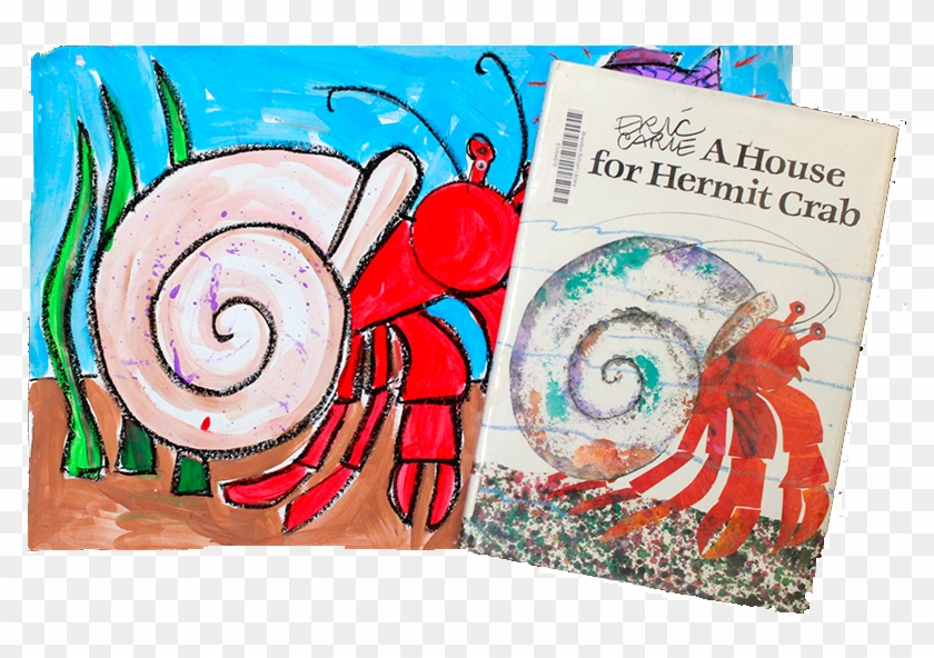 House For Hermit Crab By Eric Carle - Hermit Crab Art Projects Clipart