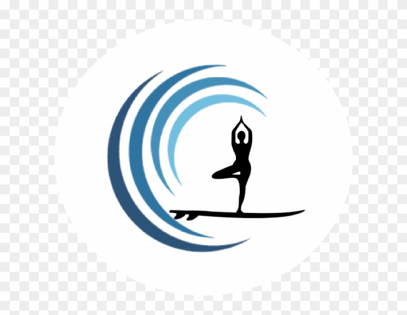 Sup Yoga - Surfing Clipart #4916346