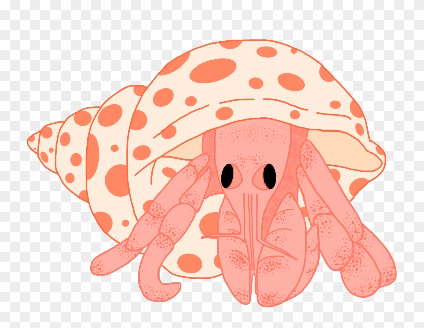 Hermitcrab Sticker - Illustration Clipart
