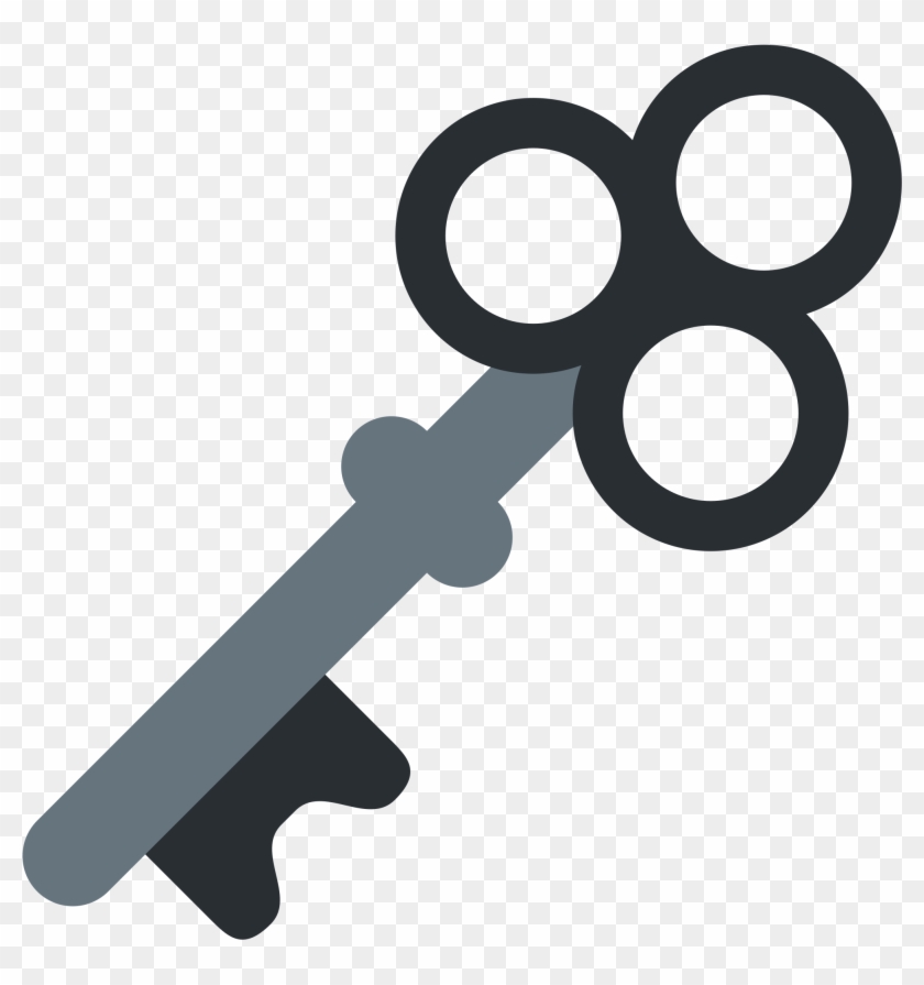Old Key - Emoji De Una Llave Clipart