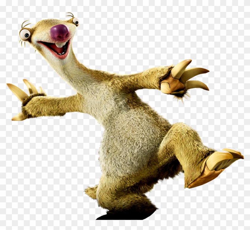 A Era Do Gelo Em Png - Ice Age Sid Clipart #4917698