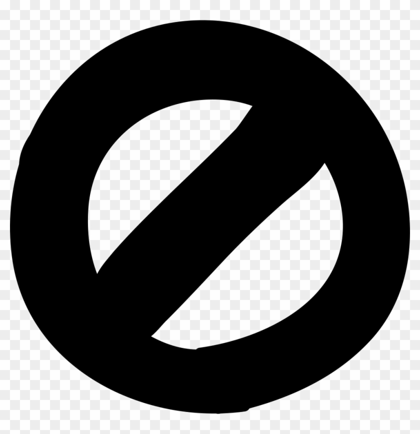 Forbidden Sign Comments - Circle Clipart #4918345